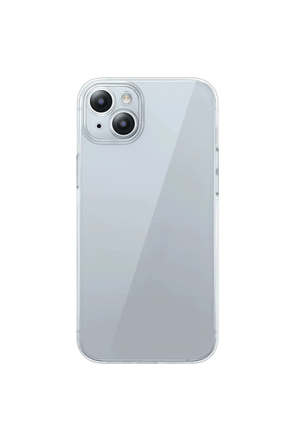 İphone 15 Plus Schott Seri̇si̇ Şeffaf Si̇li̇kon Kılıf + Tempered Ekran Koruyucu Set