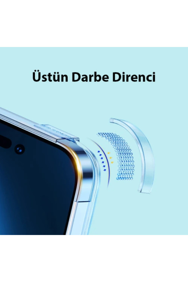 İphone 15 Pro Max Crystal Seri̇si̇ Manyeti̇k Magsafe Si̇li̇kon Kılıf + Tempered Ekr - Dropx5443-8846
