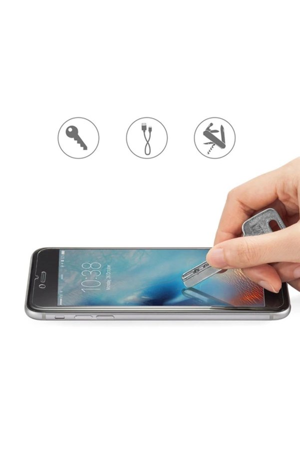 Birlik Kapısı İphone Se3-Se2 İphone 8-7 Tempered Kırılmaz Cam Ekran Koruyucu-(5775) - Aaaaaa6677-1859