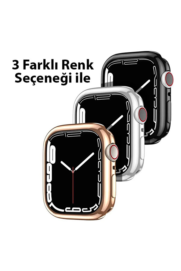 Dux Duci̇s Samo Seri̇es Apple Watch 41Mm İçi̇n Soft Tpu Full Koruma Ultra İnce Si̇ - Dropx9075-1492