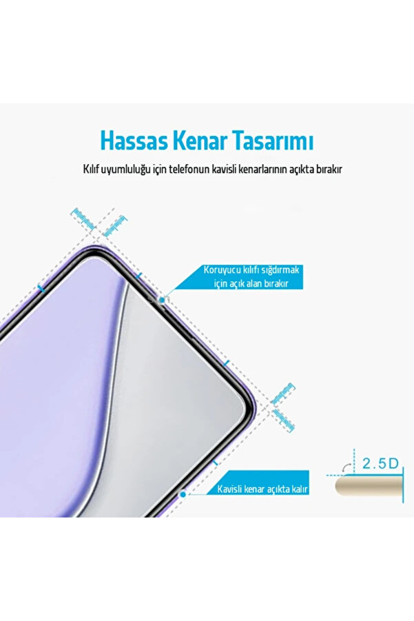 Xi̇aomi̇ Redmi̇ K40/K40 Pro/K40 Pro+/Mi̇ 11İ/Poco F3 Tempered Cam Ekran Koruyucu-(5775) - Gms5859-1572