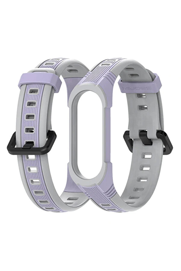 Mi̇jobs Xi̇aomi̇ Mi̇ Band 5-4 Çi̇ft Renk Kayış Kordon-(1903) - Brh029742-1704