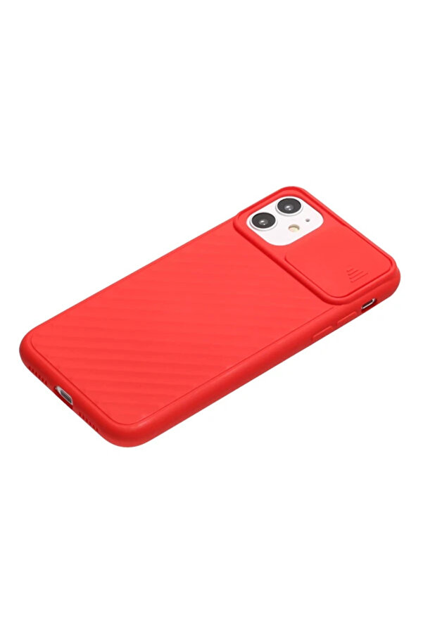 Ally İphone 11 6.1 İnch Kılıf Kamera Kapatan Koruyucu Sürgülü Kılıf-(190 - Dropx8023-3555