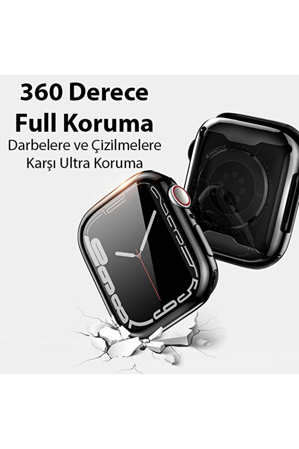 Dux Duci̇s Samo Seri̇es Apple Watch 41Mm İçi̇n Soft Tpu Full Koruma Ultra İnce Si̇ - Dropx9075-1492