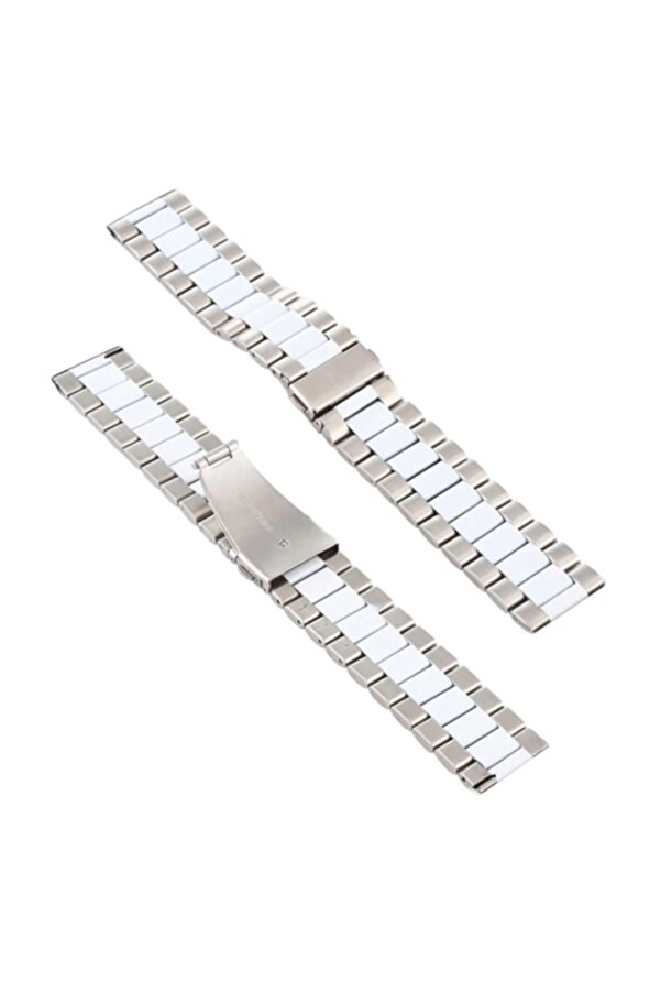 22Mm Gear S3 Watch 4 -Gt2 Gt2E 46Mm Kayışkordon Serami̇k Paslanmaz Çeli̇k-(1903 - Dropx4066-6886