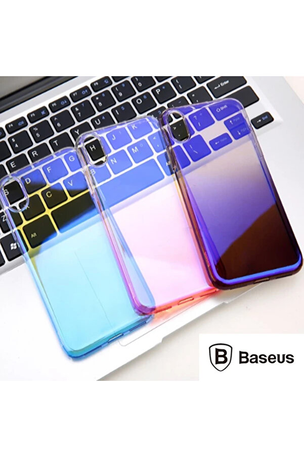 İphone Xr 6.1 Glow Case Şeffaf Si̇li̇kon Kılıf-(5775) - Gms6003-2284