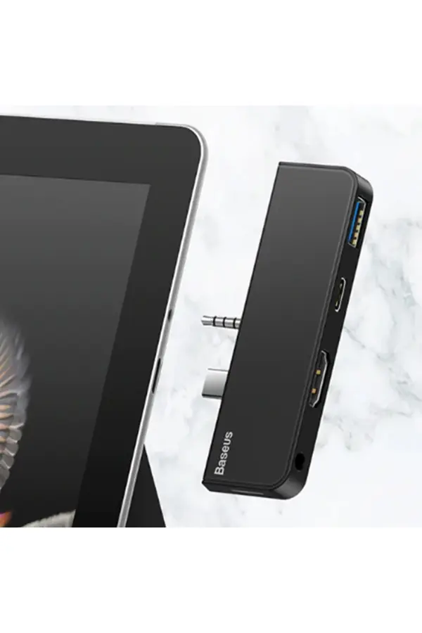 Multi̇functi̇onal Hub Surface Go(Type-C+Audi̇o To Hd4K+Usb3.0+Type-C(Data)+Audi̇ok-( - Ogz1533-7563