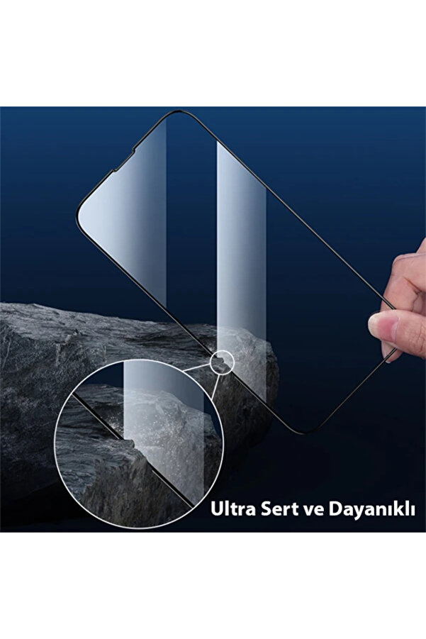 Ally İphone 14 Pro Max 6.7 Full Glue-Tempered Cam Ekran Koruyucu-(1903) - Nover3297-9546