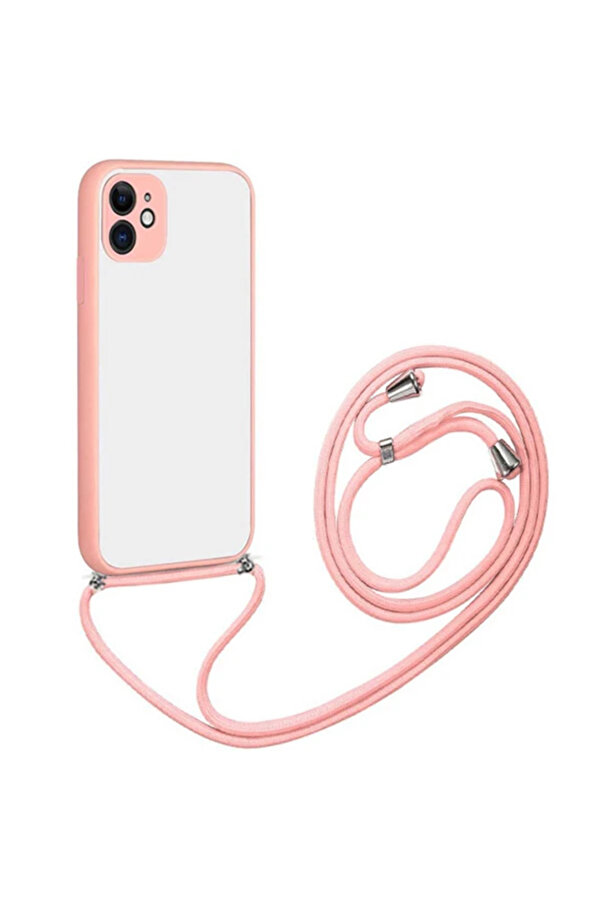İphone 11 6.1  Uyumlu Askılı Koruyucu Si̇li̇kon Kılıf-(5775) - Najmaddi̇n1237-7684