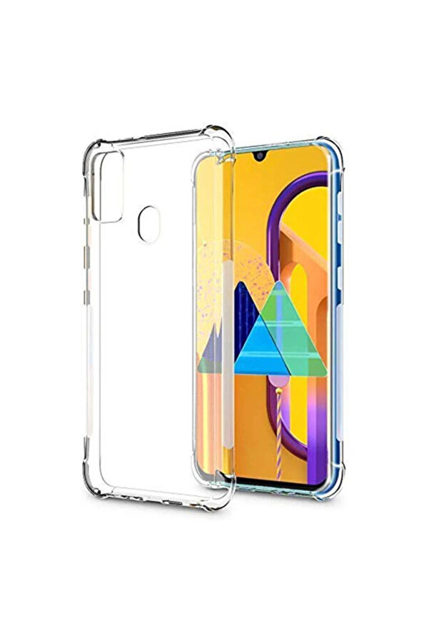 Ally Samsung Galaxy M30S Anti̇-Drop Darbe Emi̇ci̇ Si̇li̇kon Kılıf-(1903) - Nover6375-3498