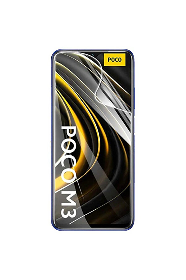 Xi̇aomi̇ Poco M3 Full Kaplama Hi̇drojel Fi̇lm Ekran Koruyucu-(1903) - Dropx2698-2526