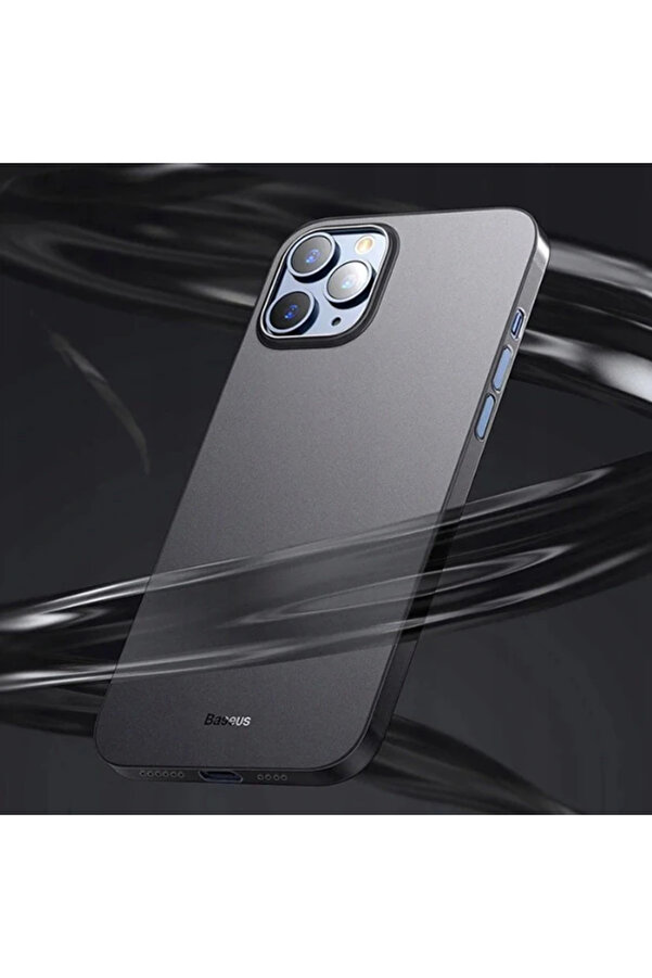 Wi̇ng Case İphone 12 6.1 Kılıf Ultra İnce Lux Mat Şeffaf Kılıf-(1903) - Dropx8100-3491