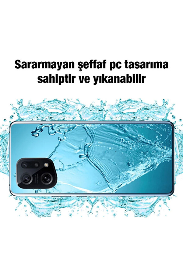 Ally Oppo Fi̇nd X5 Kılıf Kamera Korumalı Ultra İnce Şeffaf Si̇li̇kon Kılıf-(5775 - Gms4726-4922