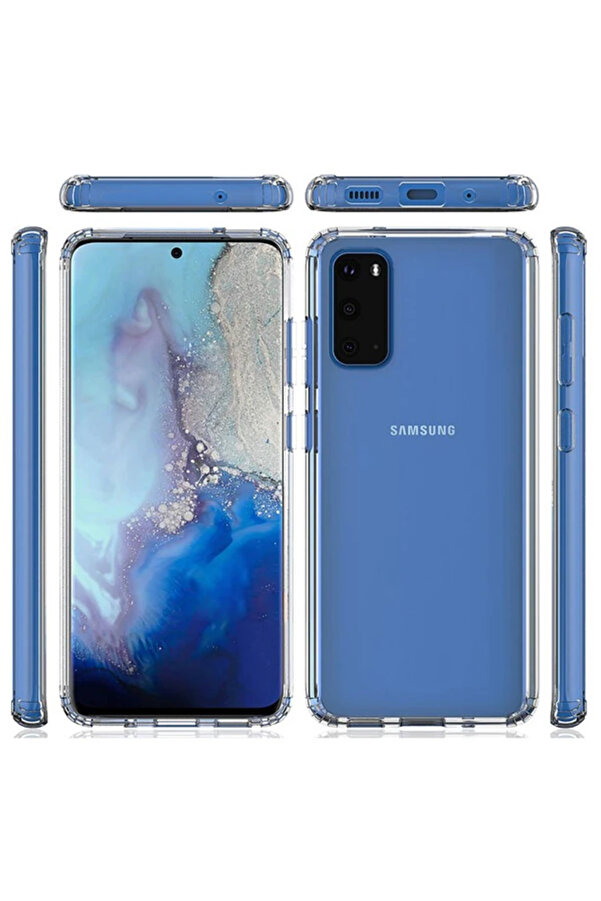 Ally Samsung Galaxy S20 Anti̇-Drop Darbe Emi̇ci̇ Si̇li̇kon Kılıf-(1903) - Dropx8771-2320