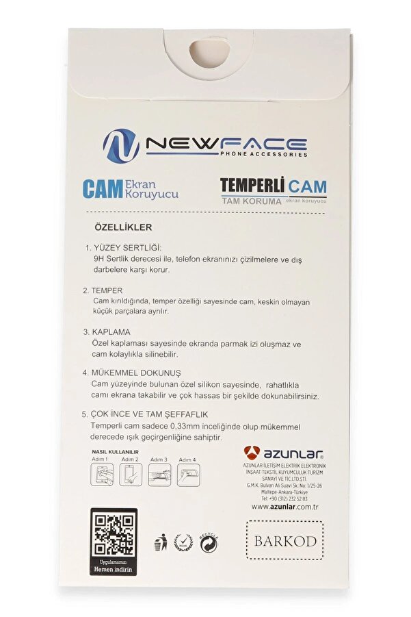 İphone 6 3D Anti̇stati̇k Cam Ekran Koruyucu - Beyaz - Dropx2657-5609