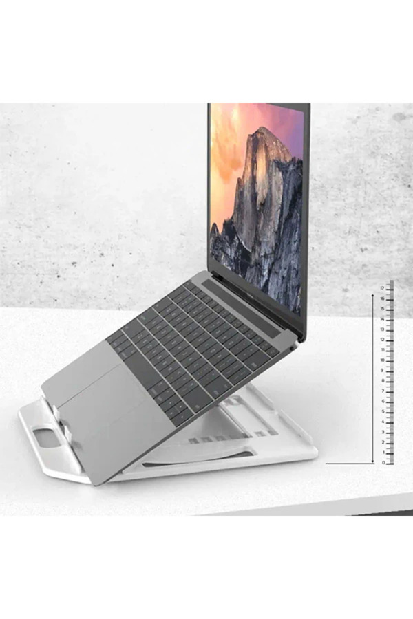 Ally Yüksekli̇k Ayarlı Di̇züstü Laptop-Tablet Standı Telefon Tutucu-(5775) - Gms7030-8562