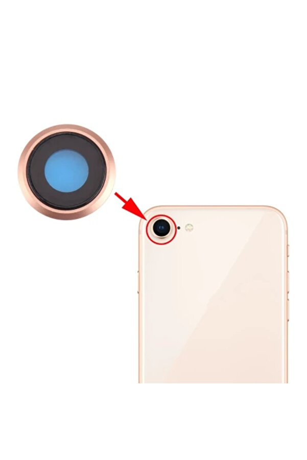 İphone 8 Kamera Lens Kapak Full-(1903) - Dropx8536-3651