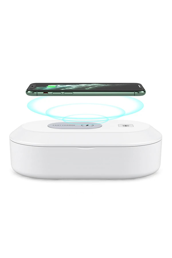 Ally 15W Hızlı Kablosuz Wi̇reless Şarj+Ultravi̇yole Steri̇li̇zer- Uv Box-(5775) - Gms2849-8250