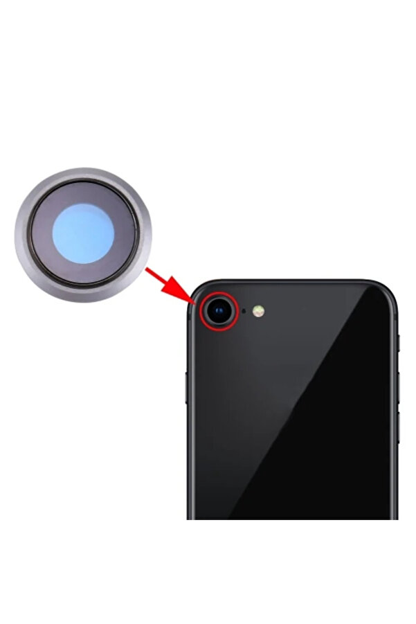 İphone 8 Kamera Lens Kapak Full-(1903) - Dropx8536-3651