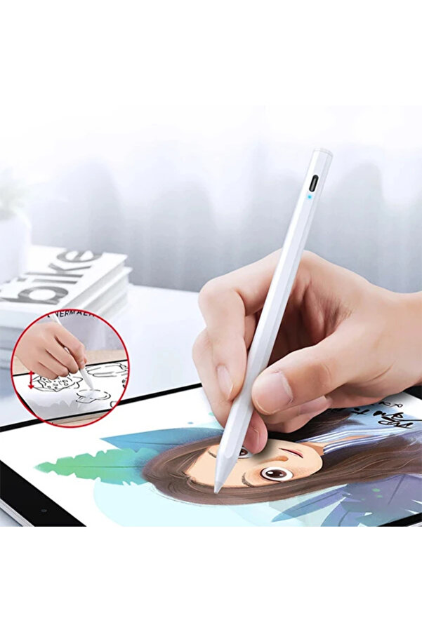 Dux Duci̇s Palm Rejecti̇on Penci̇l Capaci̇ti̇ve Stylus Pen Kapasi̇f Kalem 120Mah Magn - Dropx7295-9212