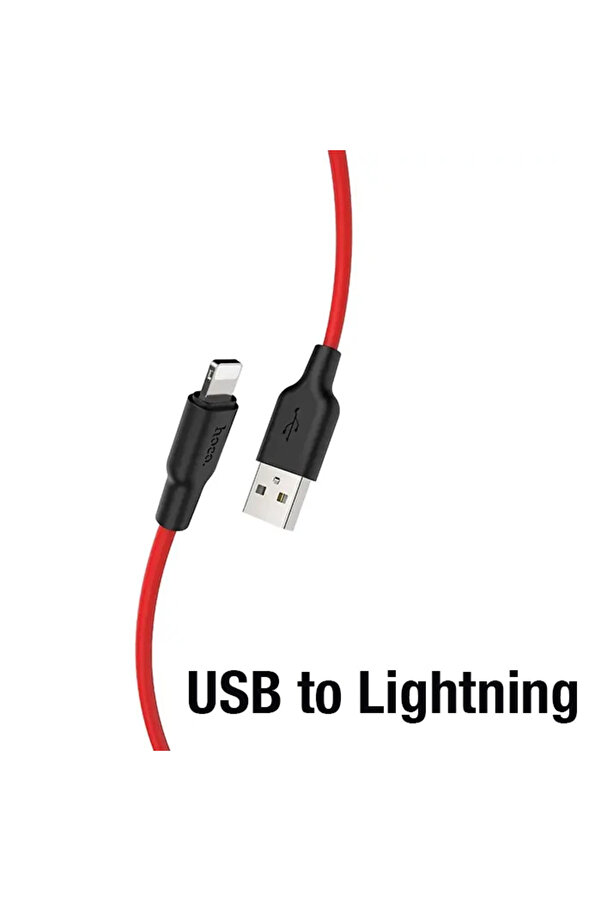Hoco X21 Plus Usb To İphone Li̇ghtni̇ng Si̇li̇kon Hızlı Şarj Ve Data Kablosu-(190 - Dropx4967-6019
