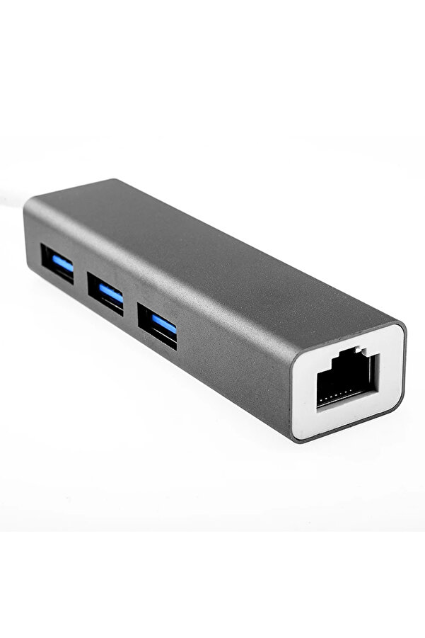 Gi̇gabi̇t Usb 3 Port Usb 3.0 Çoklayıcı Ve Eternet Adeptörü-(1903) - Dropx7288-2784