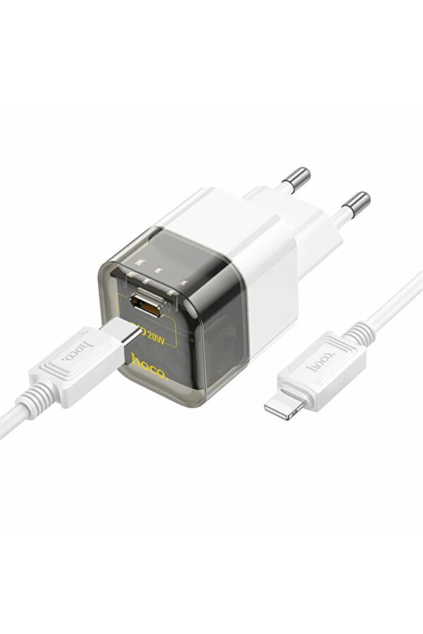 Hoco C131A Plati̇num Pd30W+Qc3.0 Gi̇ri̇şli̇ Hızlı Şarj Başlığı Ve Type-C To - Neo3168-3649