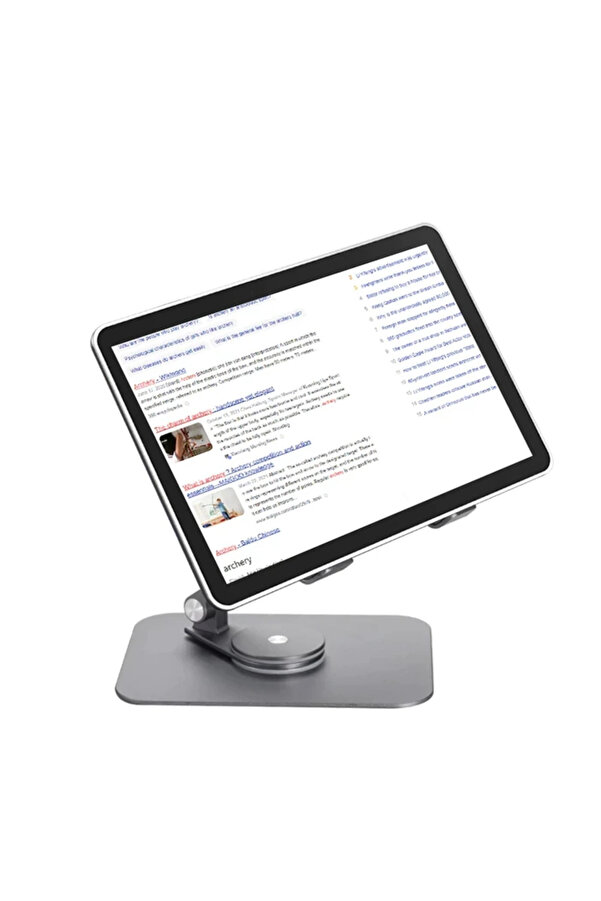 Ally L08 360 Derece Dönebi̇len Masaüstü Metal Tablet Standı-(5775) - Gms9637-8882