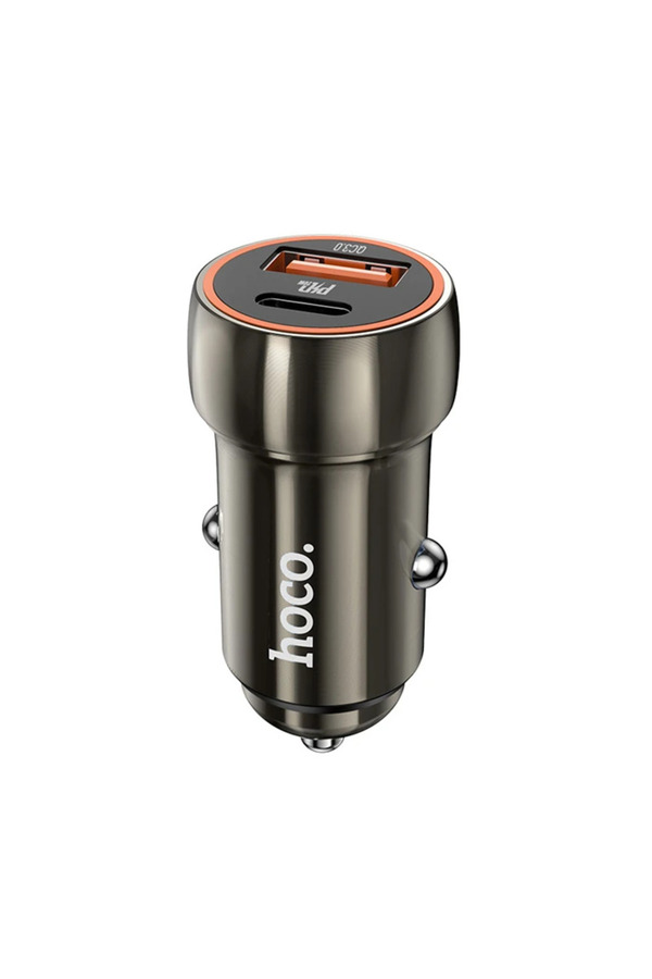 Hoco Z46A Pd20W+Qc3.0 Usb+Type-C Gi̇ri̇ş Araç İçi̇ Çakmaklık Hızlı Şarj Aleti̇-( - Gms9182-8361