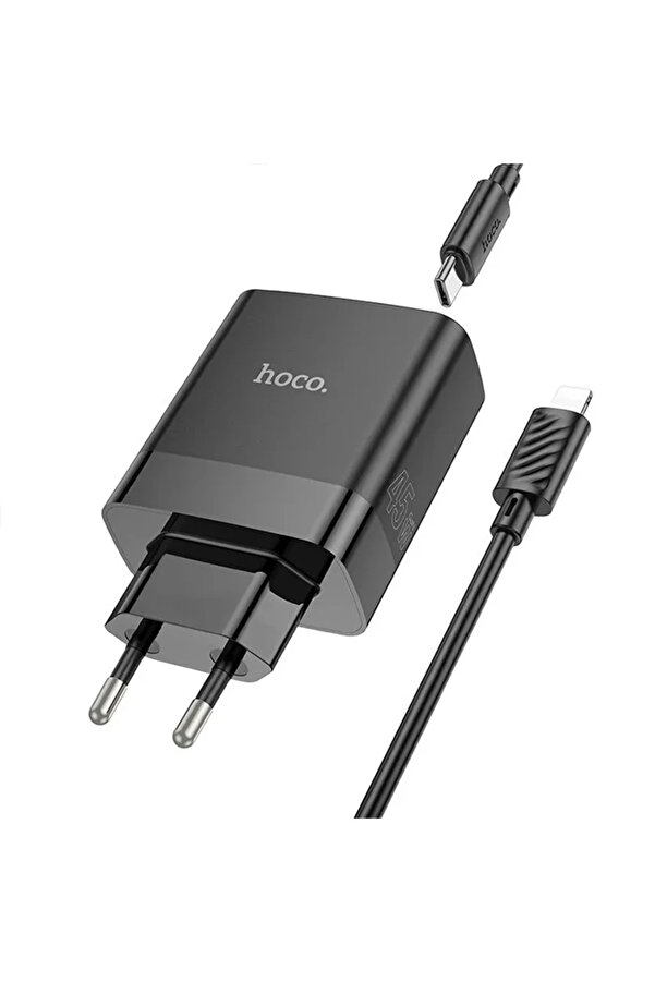 Hoco C127A Pd45W(1C3A) Hızlı Şarj Aleti̇ + Type-C To İphone Li̇ghtni̇ng Kablo Se - Dropx7337-5516