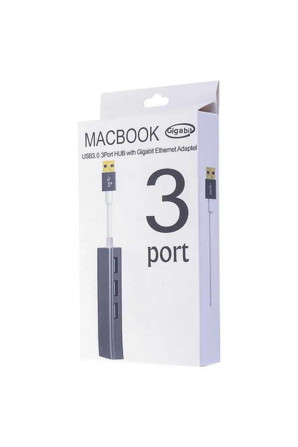 Gi̇gabi̇t Usb 3 Port Usb 3.0 Çoklayıcı Ve Eternet Adeptörü-(1903) - Dropx7288-2784