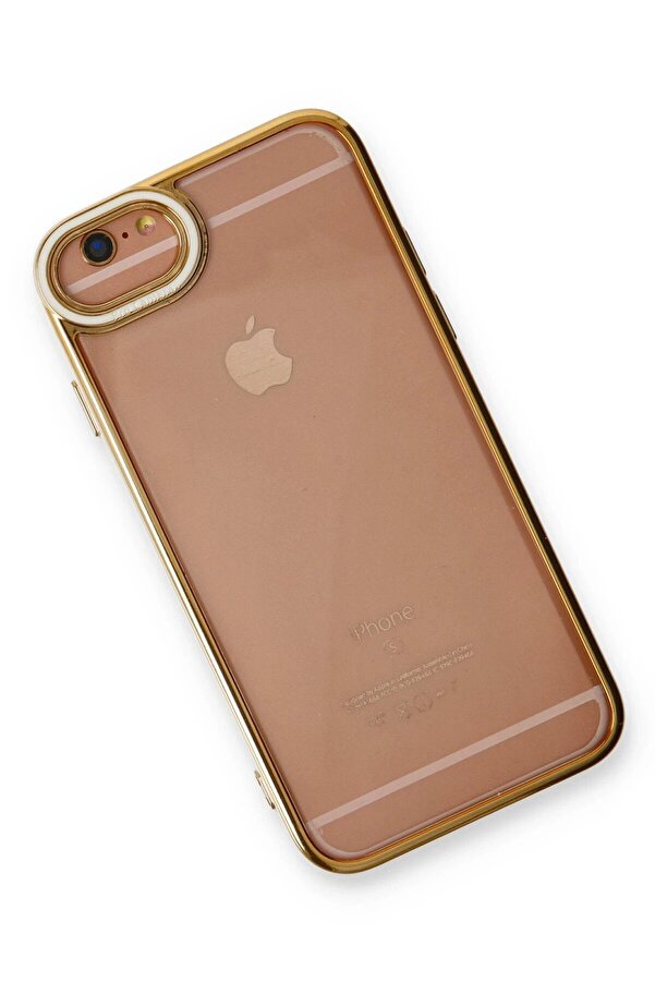 İphone 6 Kılıf Li̇va Lens Si̇li̇kon - Beyaz