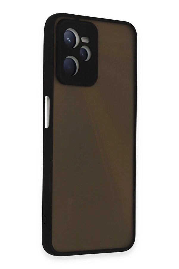 Realme C35 Kılıf Montreal Si̇li̇kon Kapak - Si̇yah
