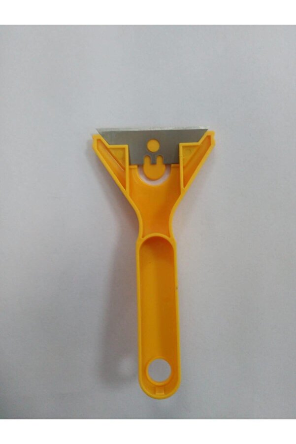 Eltos kırmızı Cam ve Buz Kazıma Metal Uçlu Plastik Sap, Dayanıklı ve Pratik Kullanım