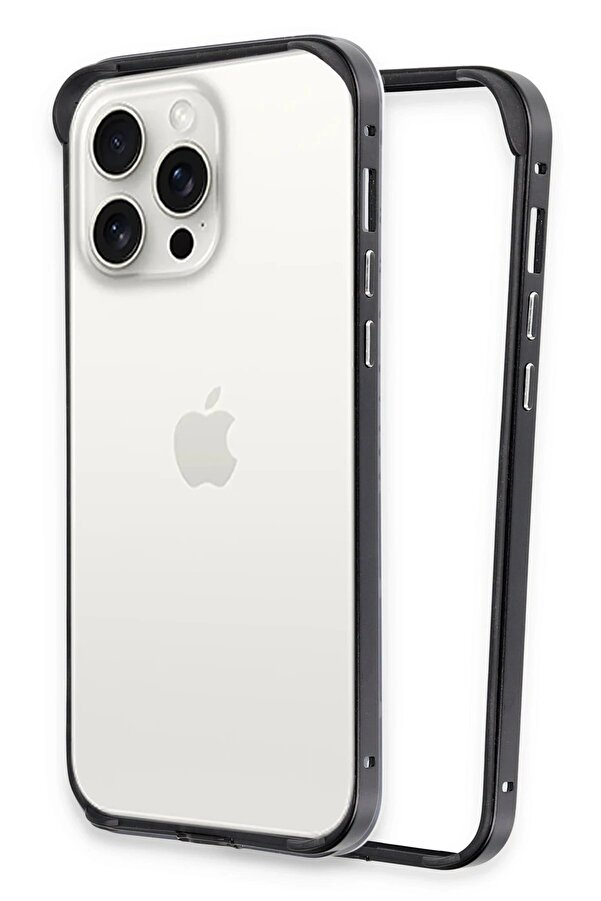 İphone 14 Pro Land Bumper Koruma Kapak - Si̇yah - Dropx9418-4682