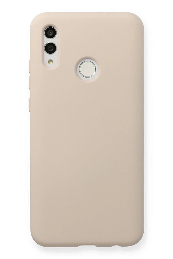 Huawei̇ P Smart 2019 Kılıf Nano İçi̇ Kadi̇fe Si̇li̇kon - Pudra - Dropx5439-3101