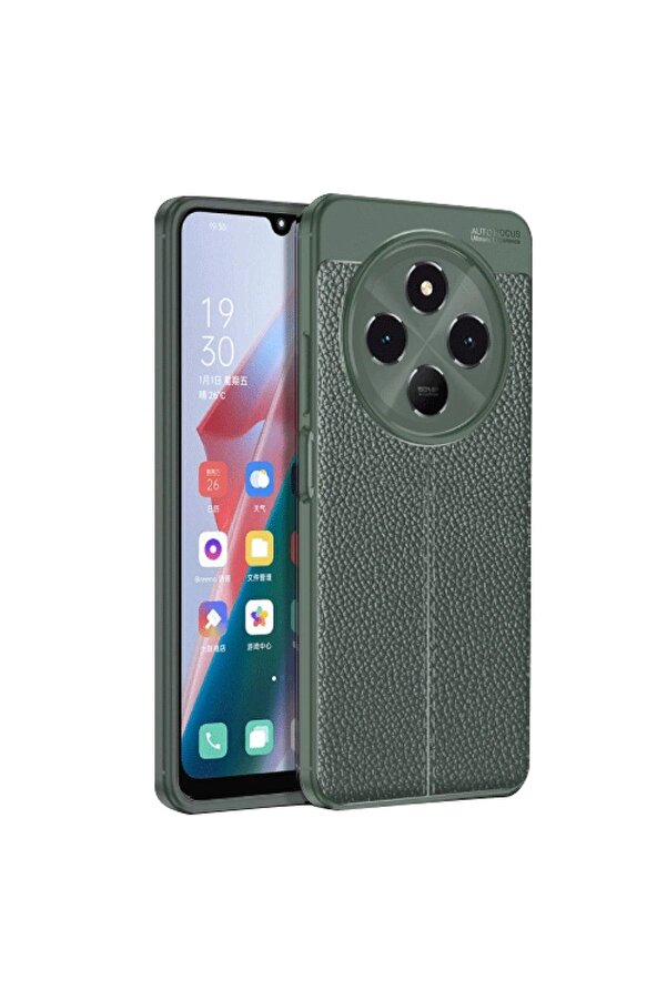 Xi̇aomi̇ Redmi̇ 14C Kılıf Auto Focus Kapak - Koyu Yeşi̇l - Dropx8047-8647