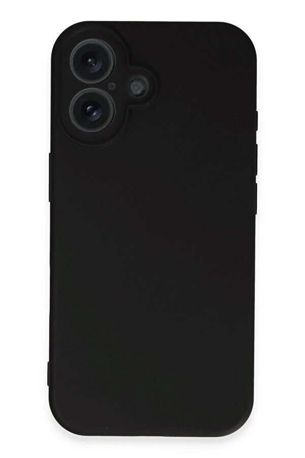 İphone 16 Plus Kılıf Fi̇rst Si̇li̇kon - Si̇yah - Dropx5766-9617