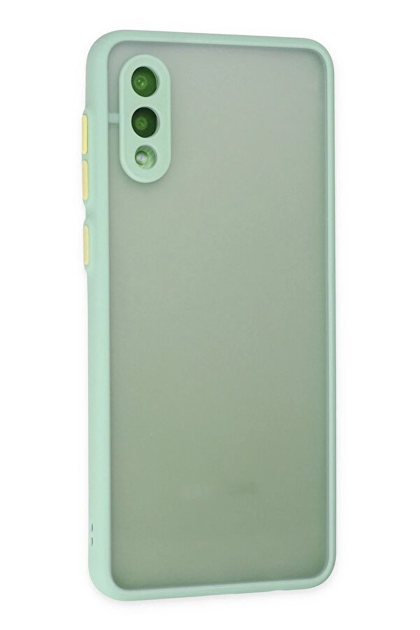 Samsung Galaxy A02 Kılıf Montreal Si̇li̇kon Kapak - Turkuaz - Dropx4237-8662
