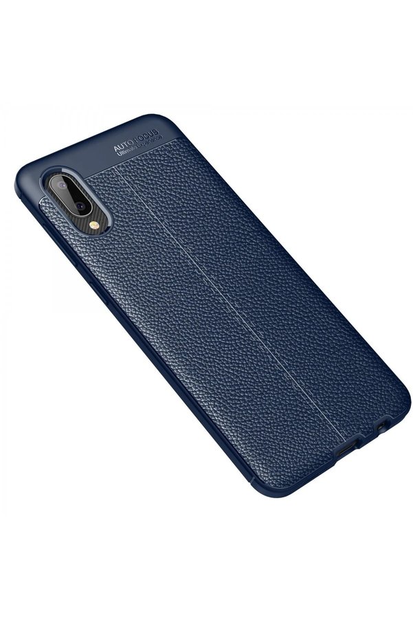 Samsung Galaxy A02 Kılıf Auto Focus Kapak - Laci̇vert - Dropx6665-3226