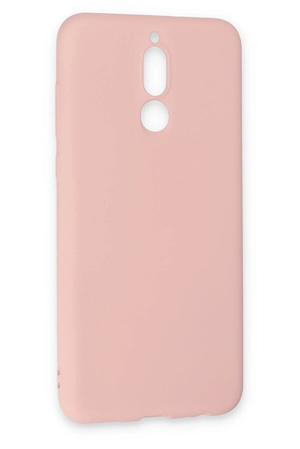 Huawei̇ Mate 10 Li̇te Kılıf Nano İçi̇ Kadi̇fe Si̇li̇kon - Pudra - Dropx5439-6921