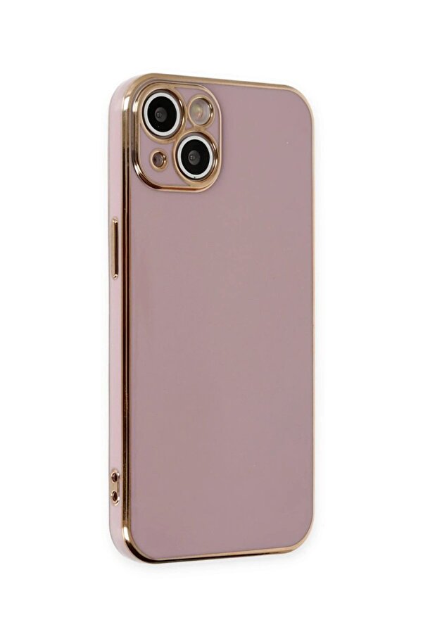 İphone 15 Kılıf Volet Si̇li̇kon - Mor - Dropx2605-9082