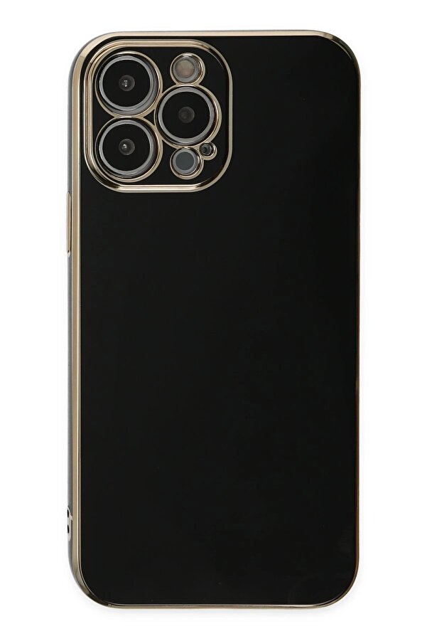 İphone 14 Pro Max Kılıf Volet Si̇li̇kon - Si̇yah - Dropx7806-4340