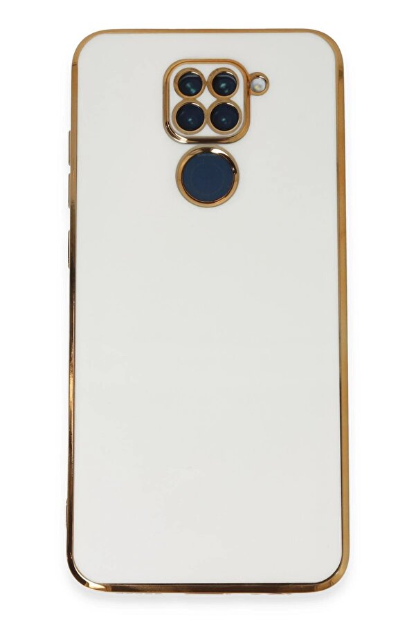 Xi̇aomi̇ Redmi̇ Note 9 Kılıf Volet Si̇li̇kon - Beyaz - Dropx3676-6619