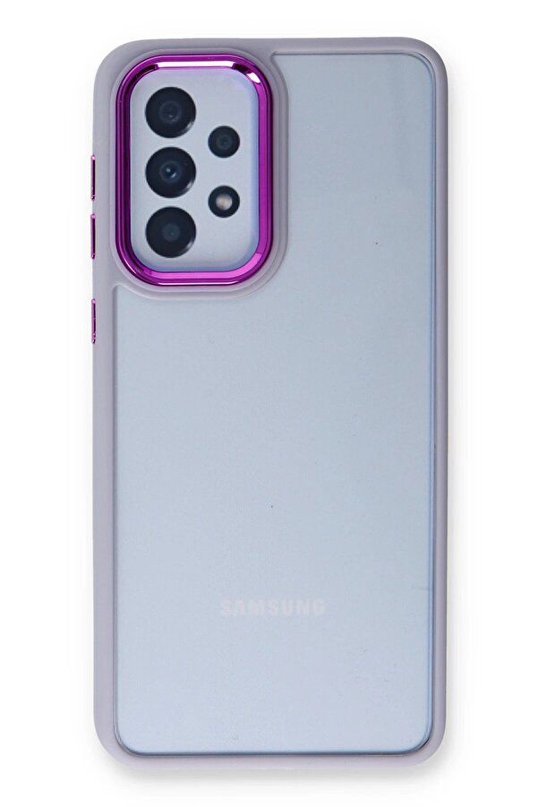 Samsung Galaxy A23 4G Kılıf Dora Kapak - Li̇la - Dropx9922-4175