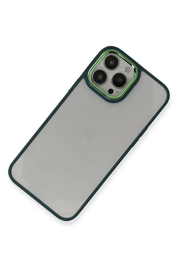 İphone 13 Pro Kılıf Dora Kapak - Haki̇ Yeşi̇l - Dropx5520-2103