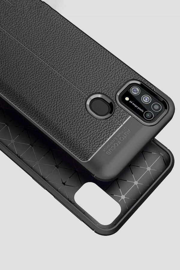 Samsung Galaxy M31 Kılıf Auto Focus Kapak - Kırmızı - Dropx1684-2560