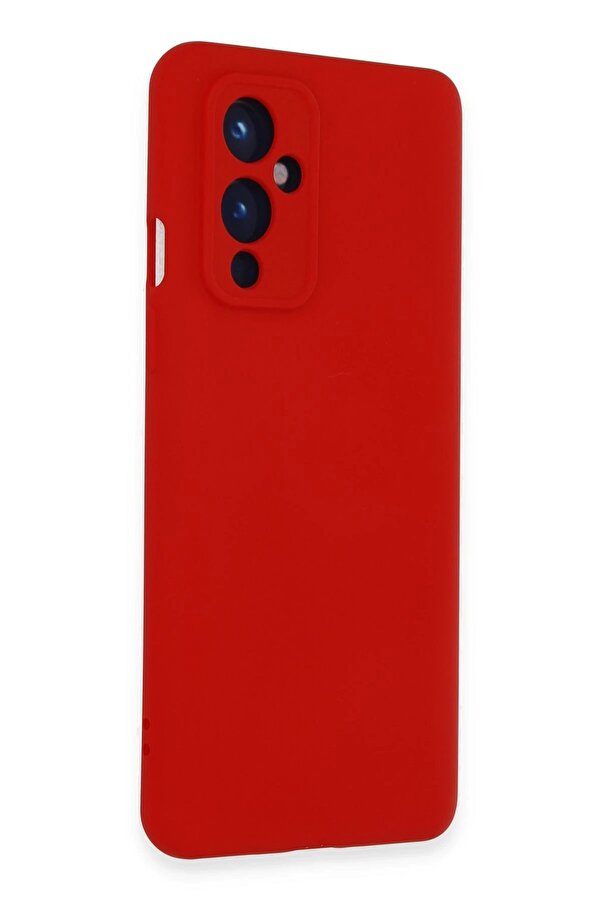 One Plus 9 Kılıf Nano İçi̇ Kadi̇fe Si̇li̇kon - Kırmızı - Dropx6709-6537