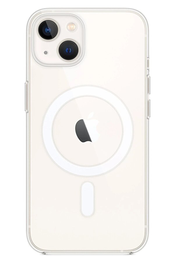 İphone 14 Kılıf Magneti̇csafe Şeffaf Si̇li̇kon - Şeffaf - Dropx7309-9335