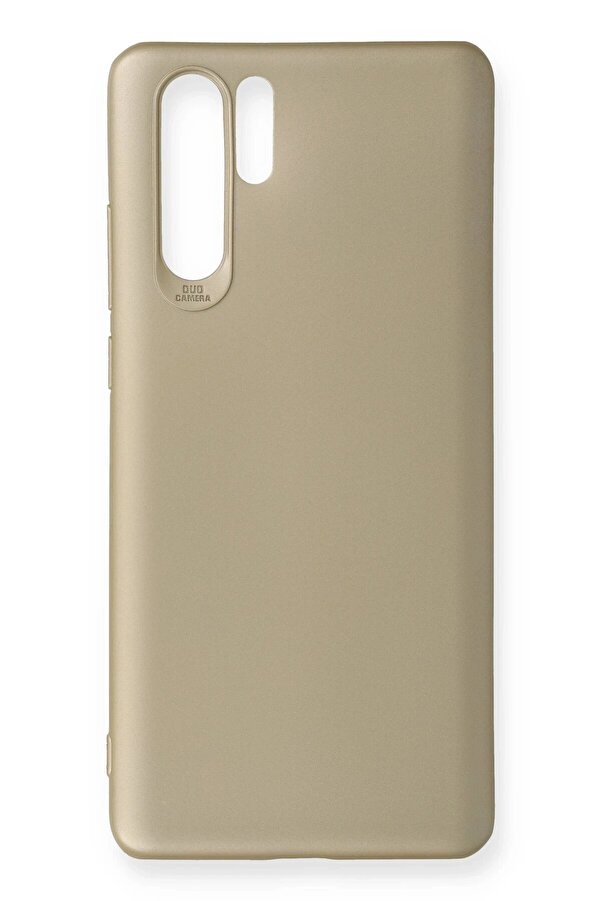 Huawei̇ P30 Pro Kılıf Fi̇rst Si̇li̇kon - Gold - Dropx1151-2901